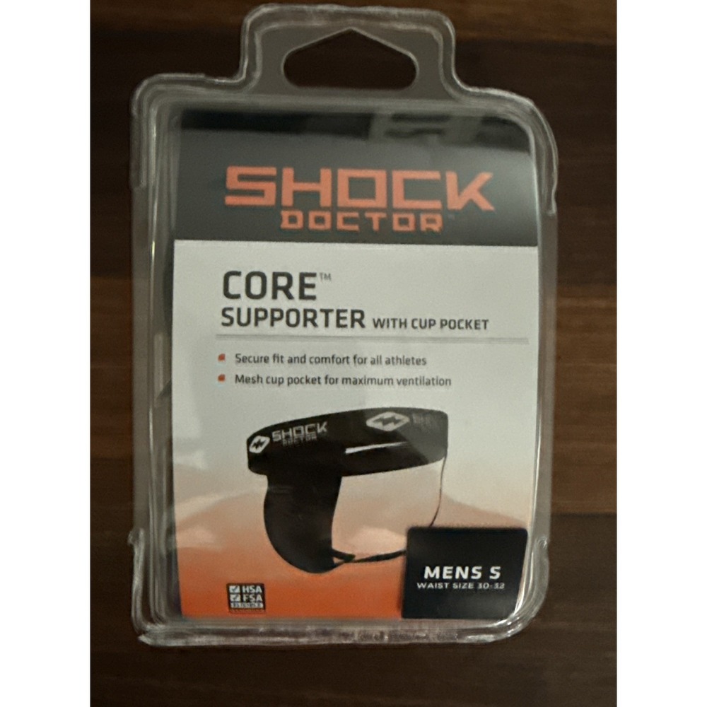 Shock Doctor Core Supporter With Cup Pocket Men Size Small